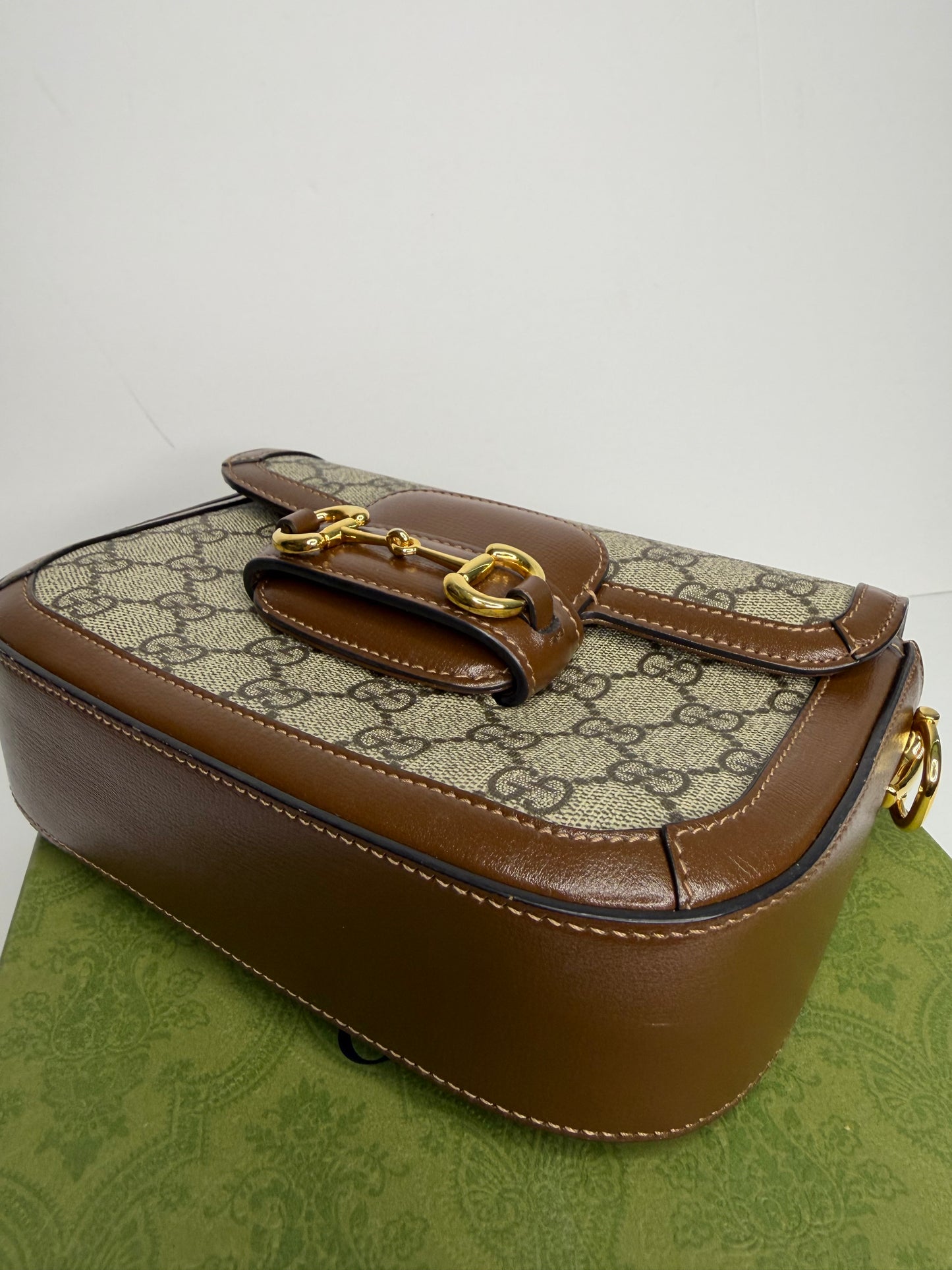Pre-owned Gucci Horsebit 1955 small shoulder bag