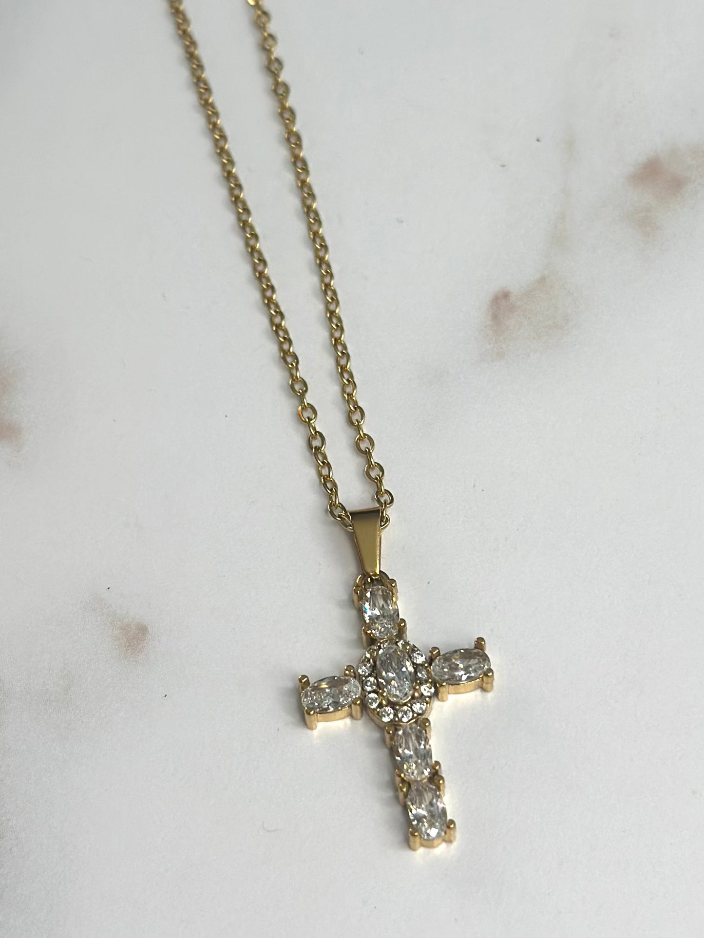 Serenity cross necklace
