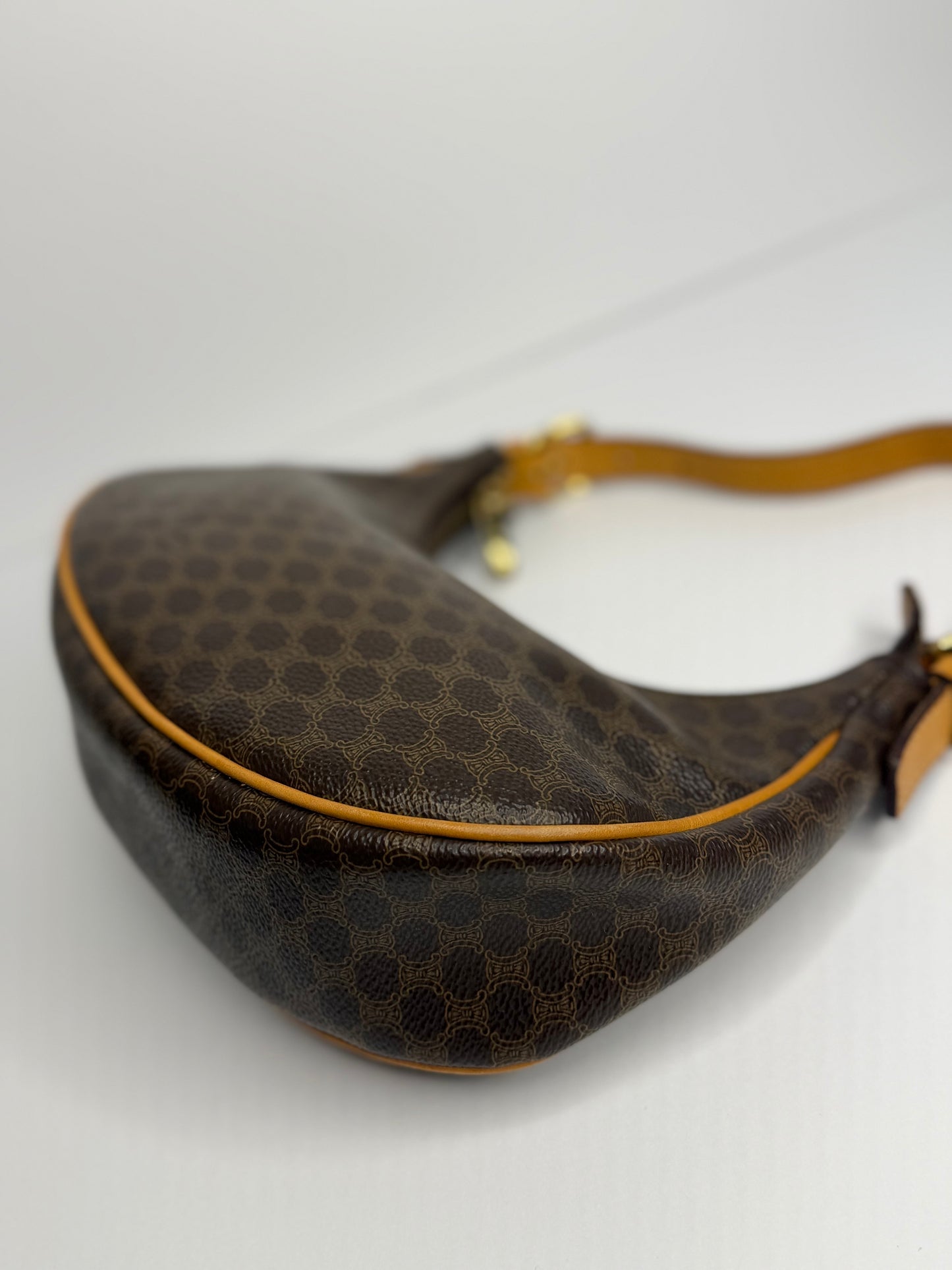 Pre-owned Celine Ava macadam canvas Shoulder Bag