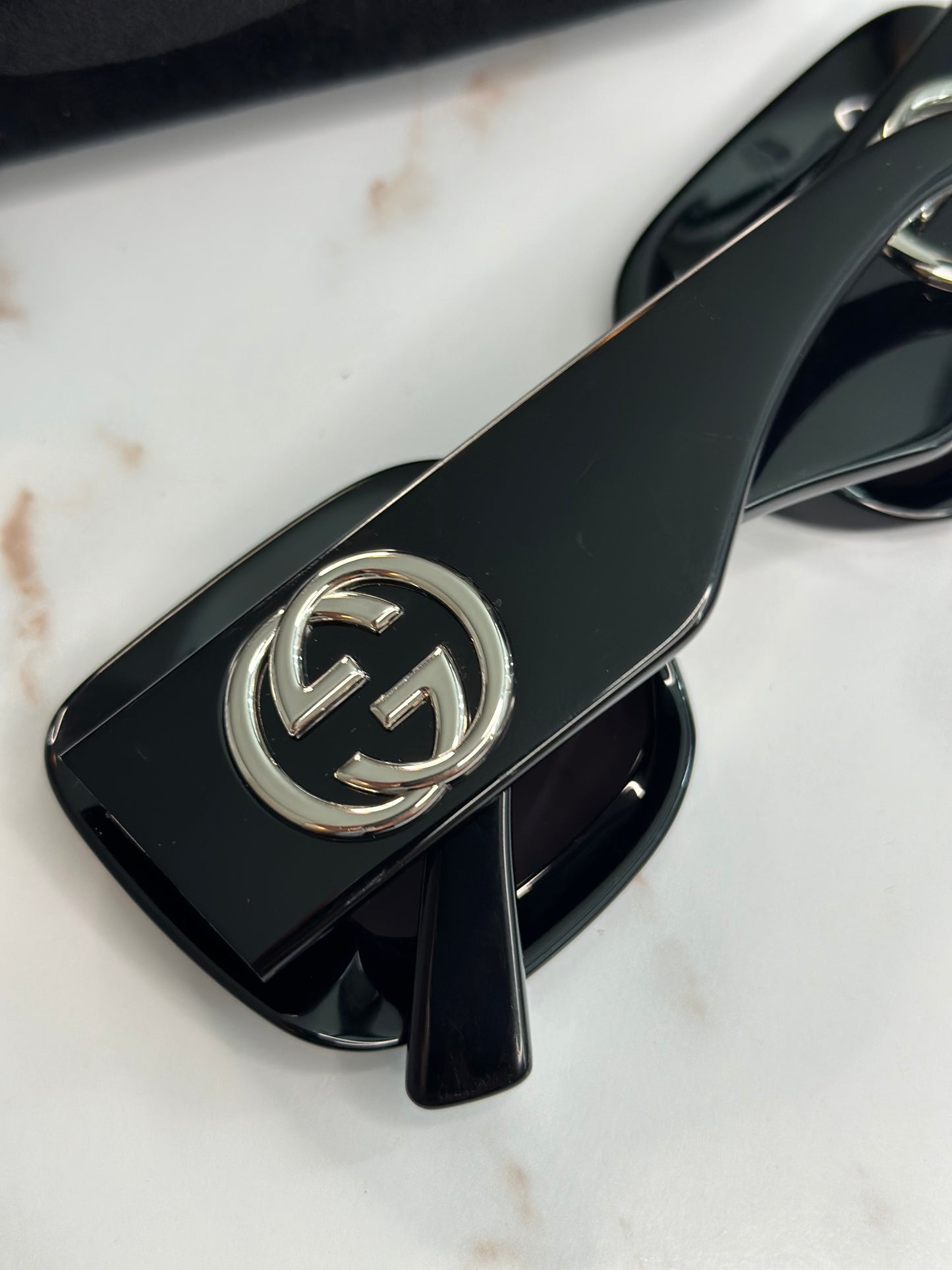 Pre-owned Gucci GG interlocking logo sunglasses