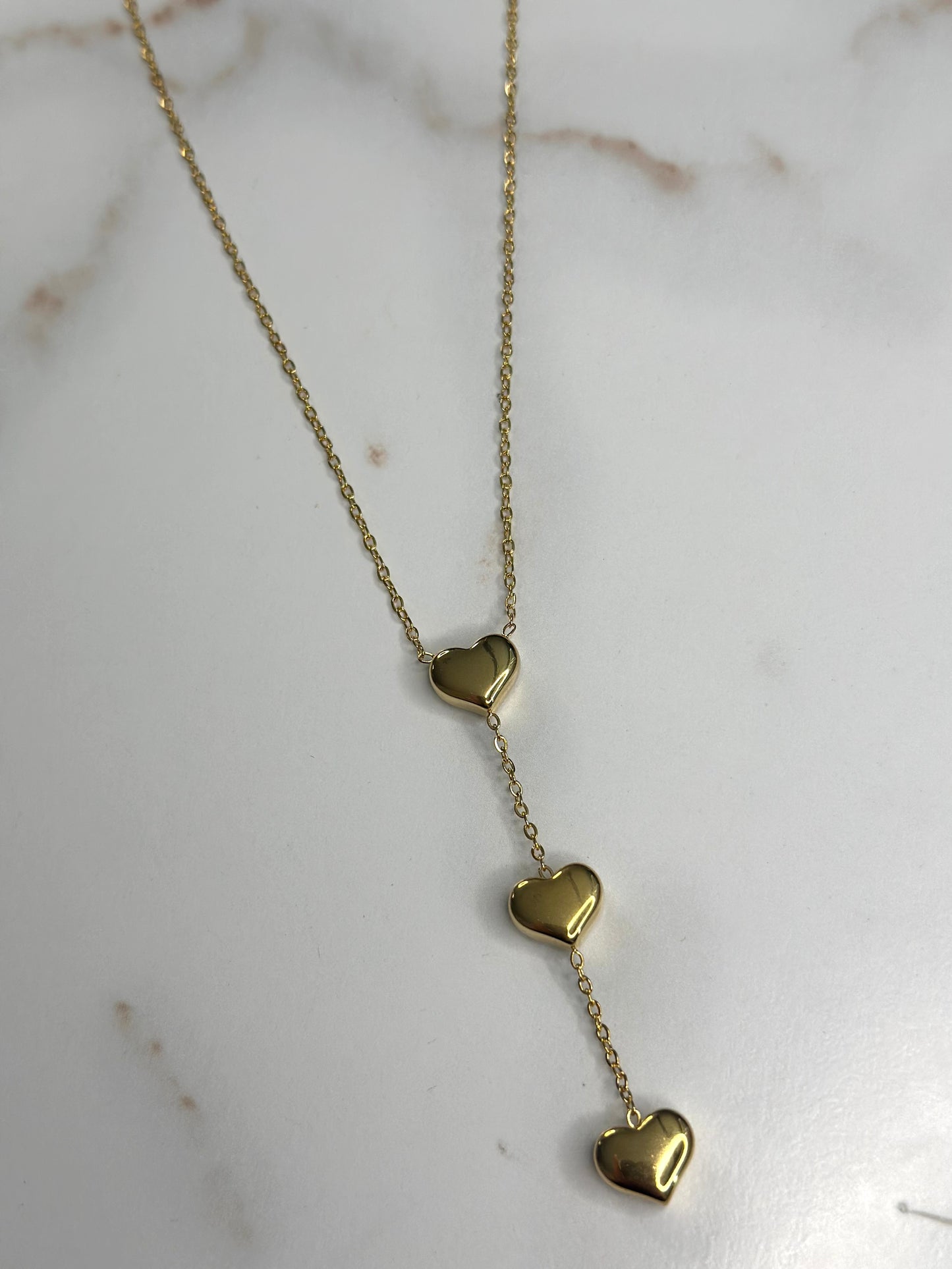 Heart teardrop necklace