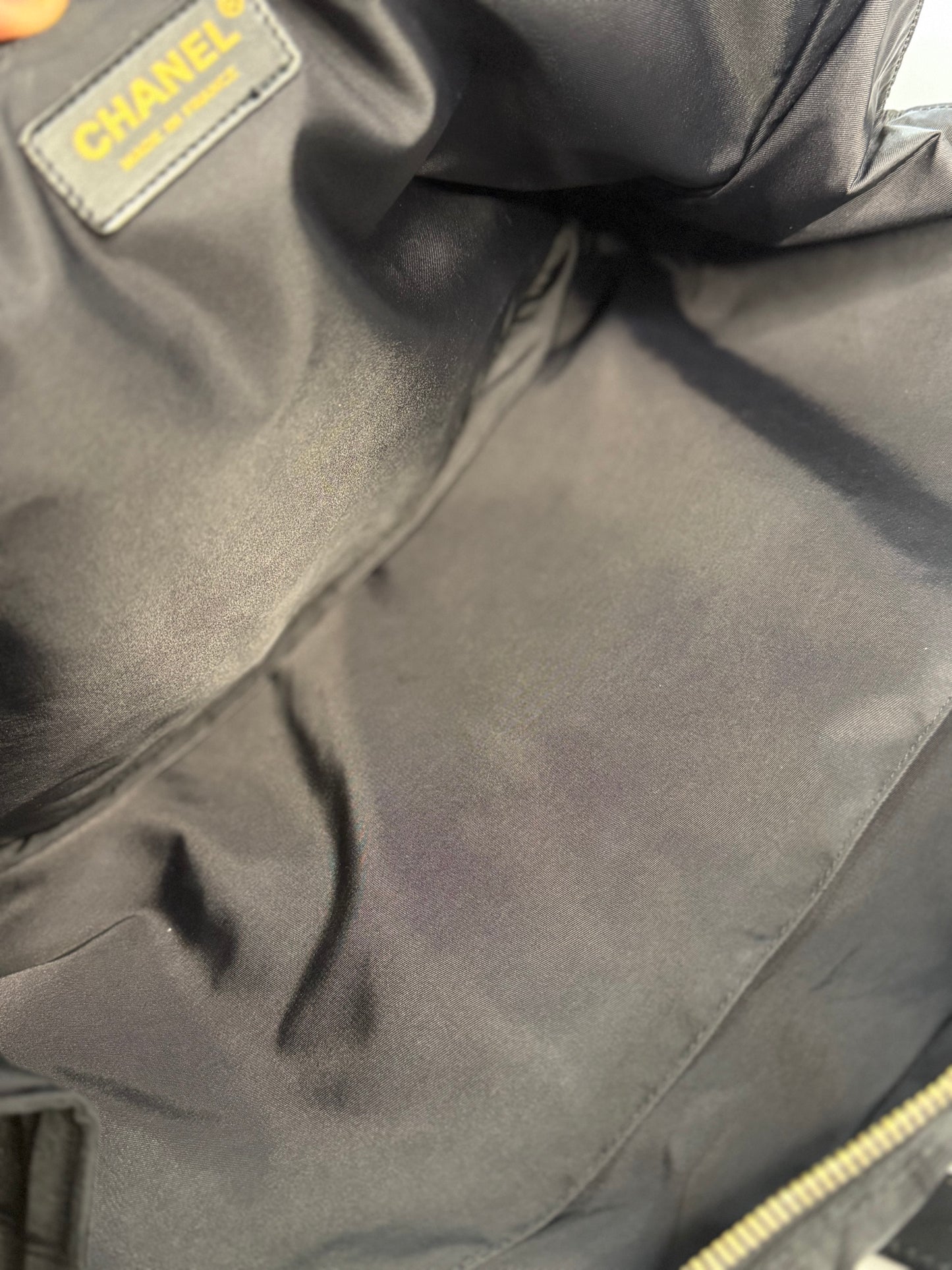 Pre-owned Chanel travel line nylon business bag