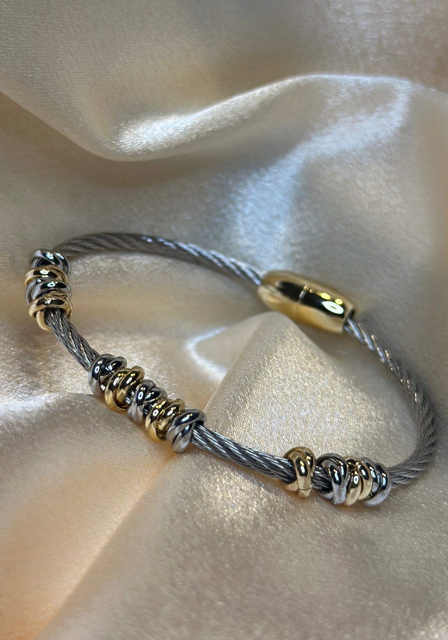 Madison two tone bracelet