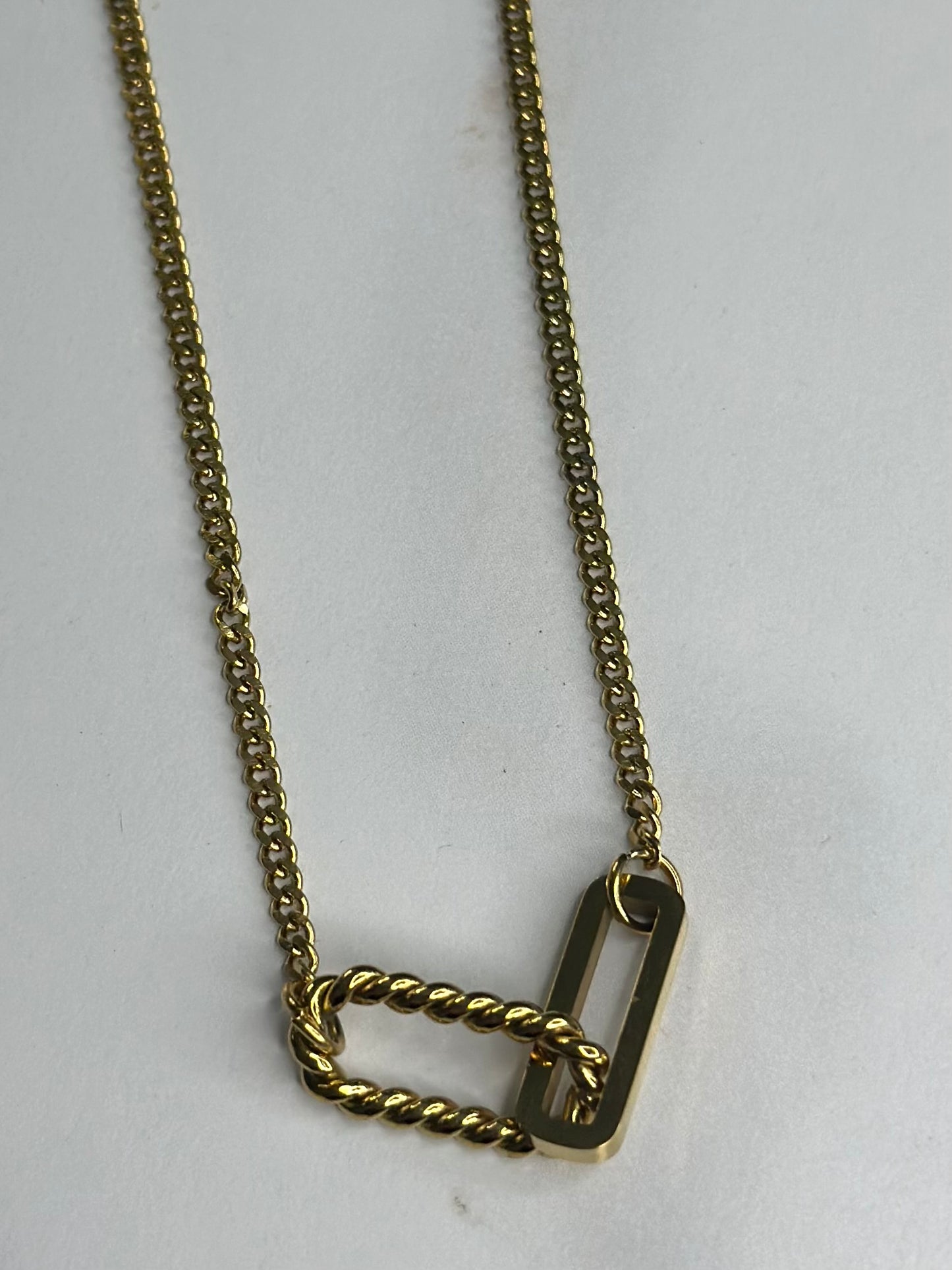Louisa and interlocking rope neck necklace