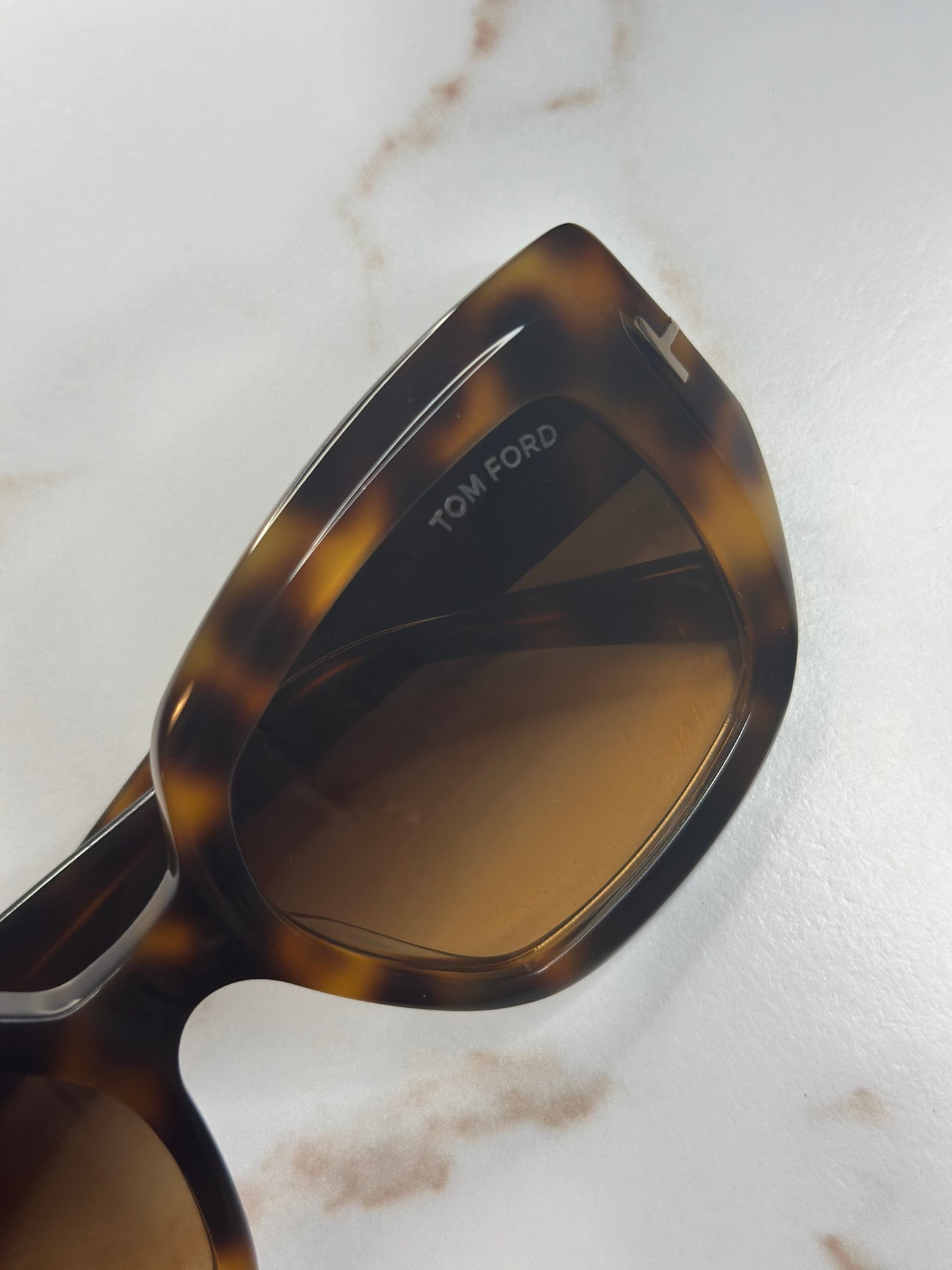 Pre-owned Tom Ford Havana saltzman sunglasses
