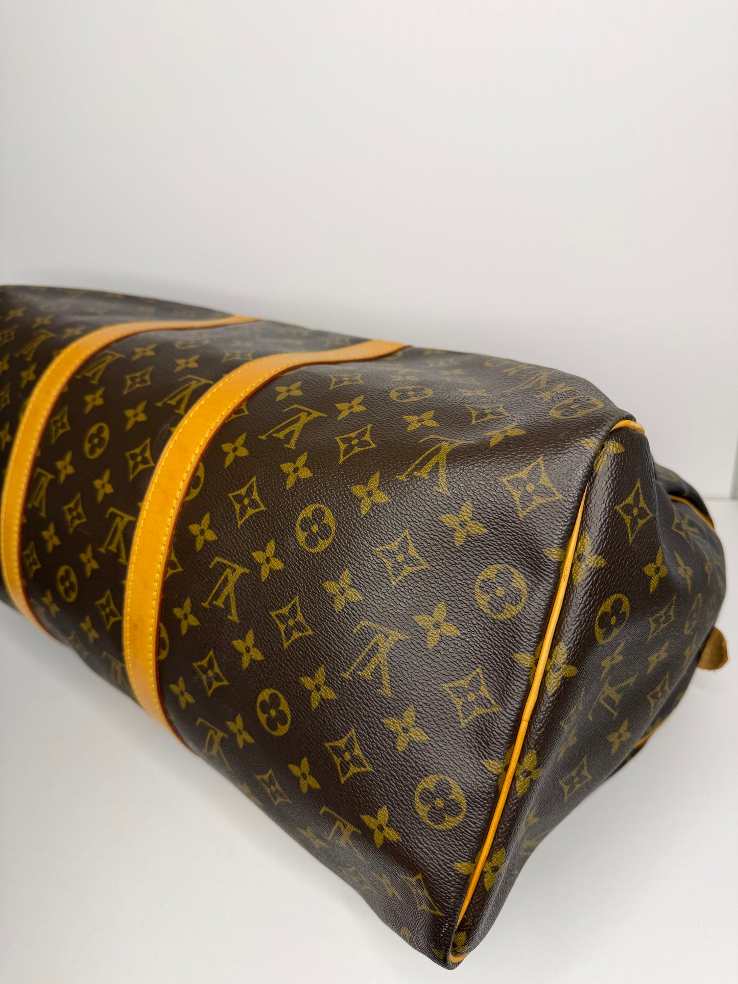 Pre-owned Louis Vuitton monogram canvas keep all 50 duffel