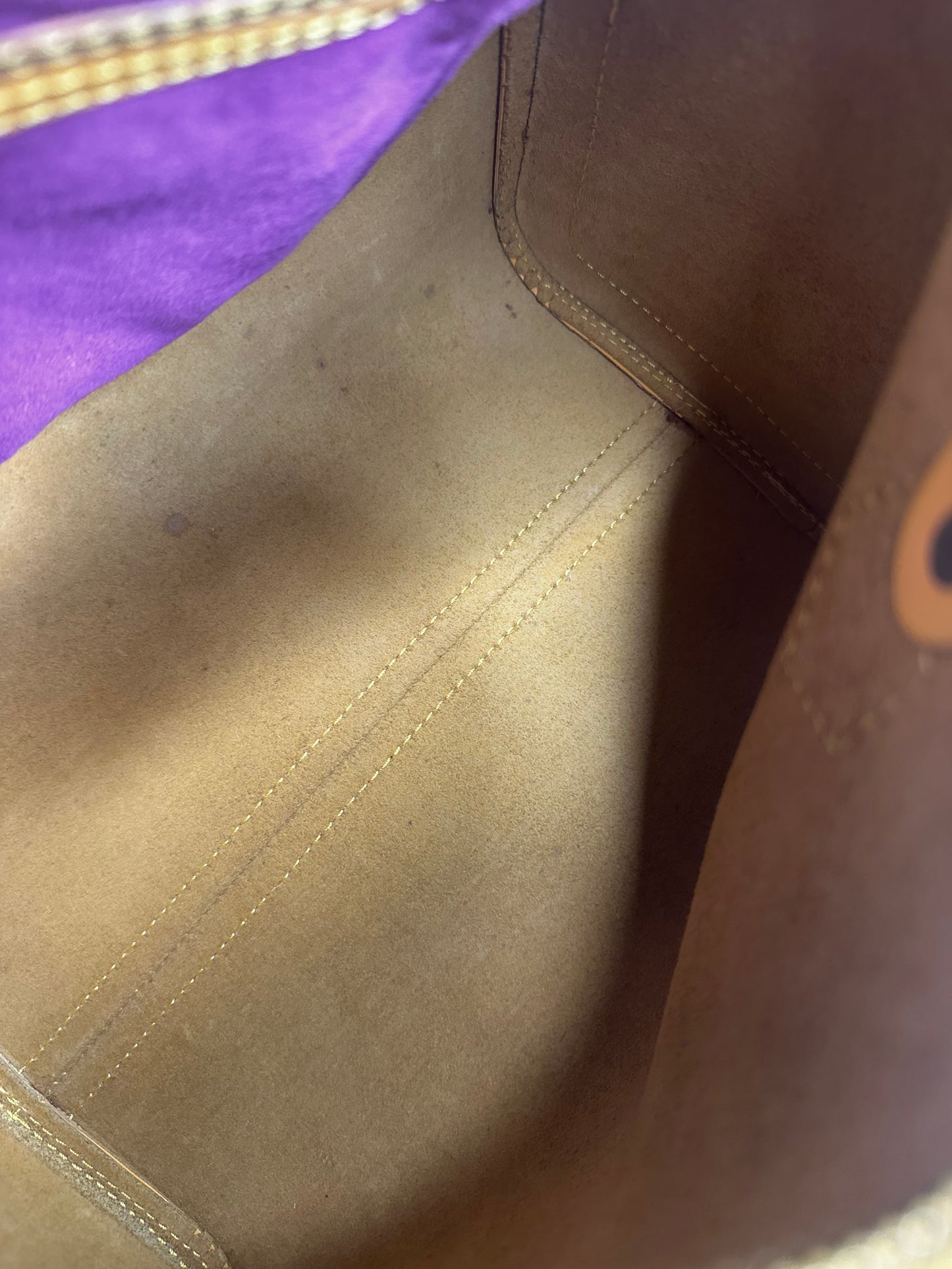 Pre-owned Givenchy Leather Nightingale Satchel in Purple