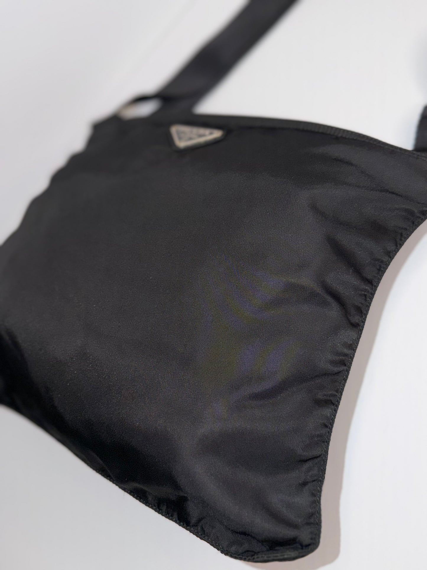Pre-owned Prada black nylon medium crossbody