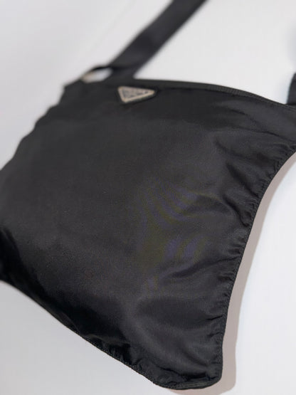 Pre-owned Prada black nylon medium crossbody