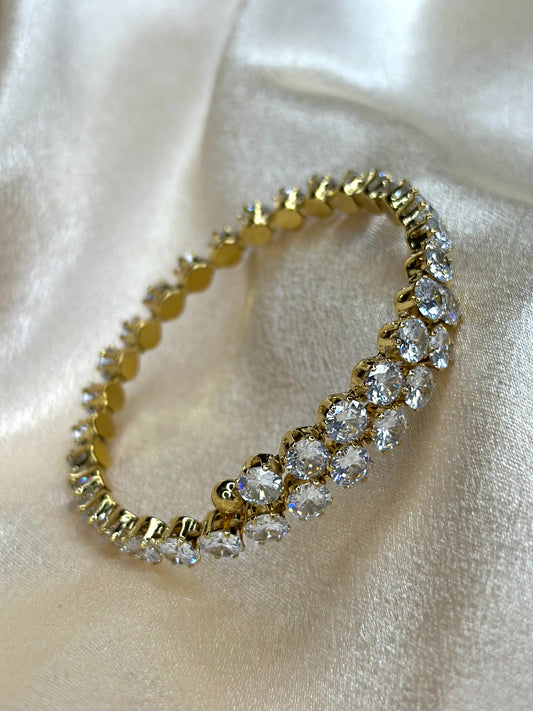 Hollywood sleek tennis wrap bracelet