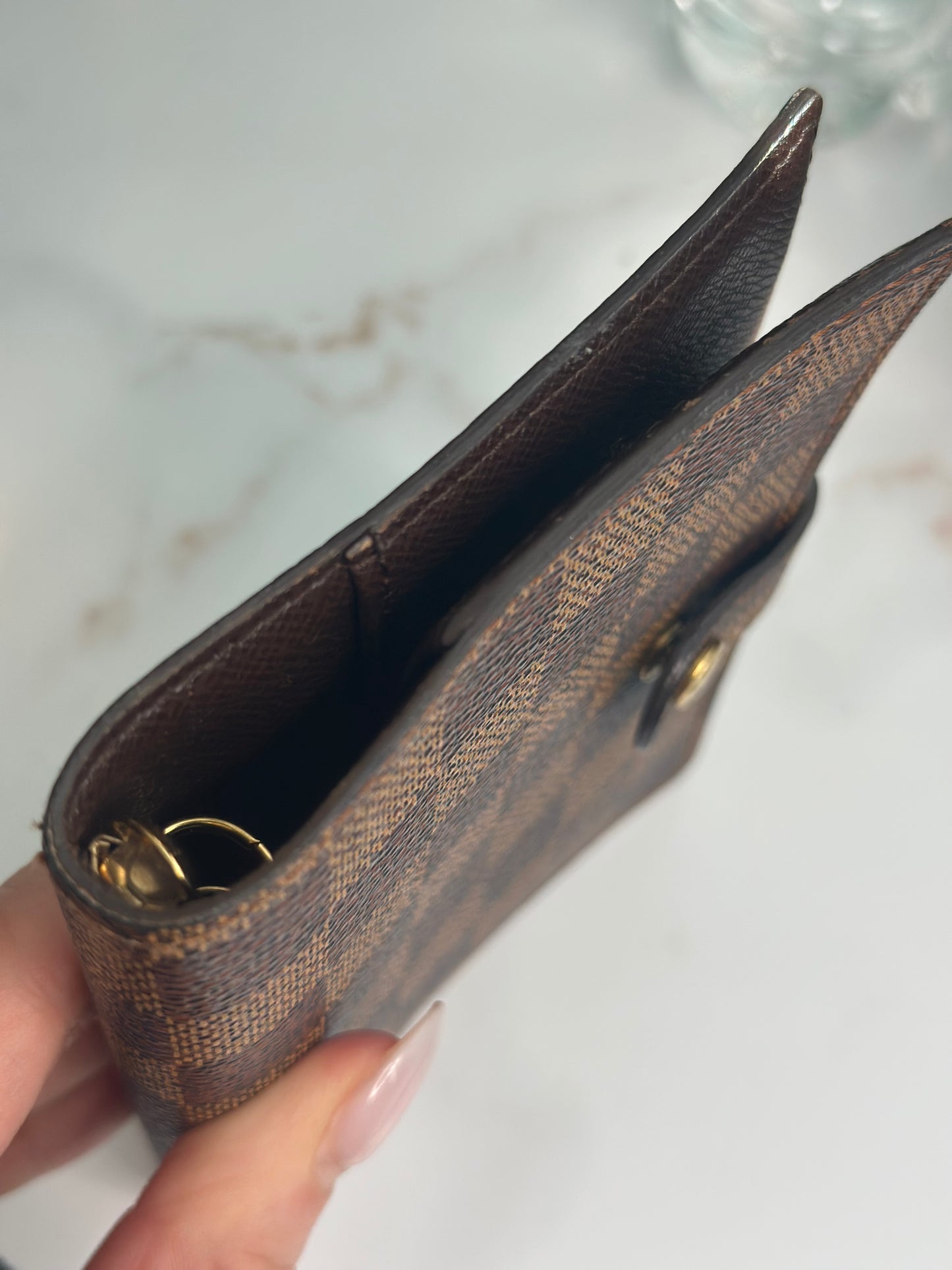 Pre-owned Louis Vuitton Damier Ebene Agenda PM