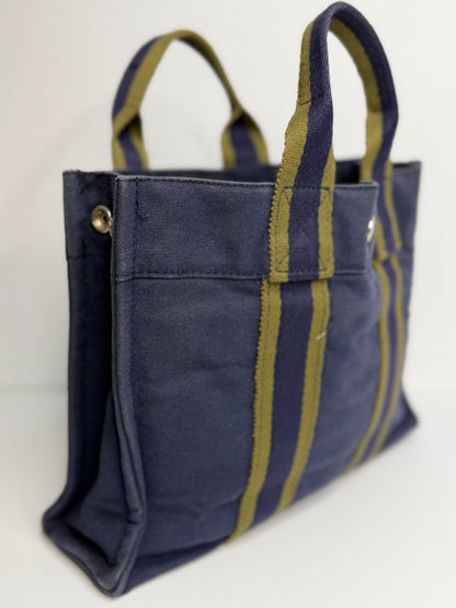 Pre-owned Hermes Toile Fourre-Tout PM