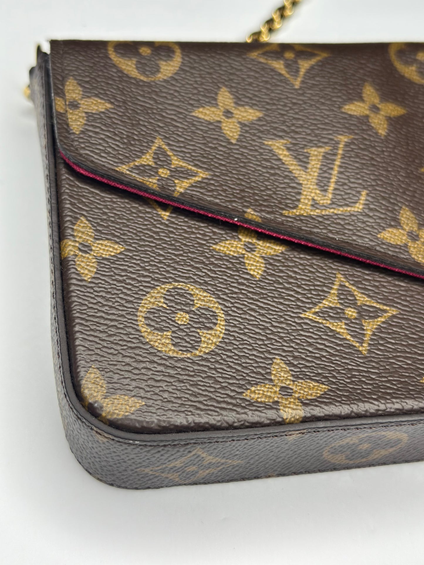Pre-owned Louis Vuitton monogram canvas felicie pochette Crossbody