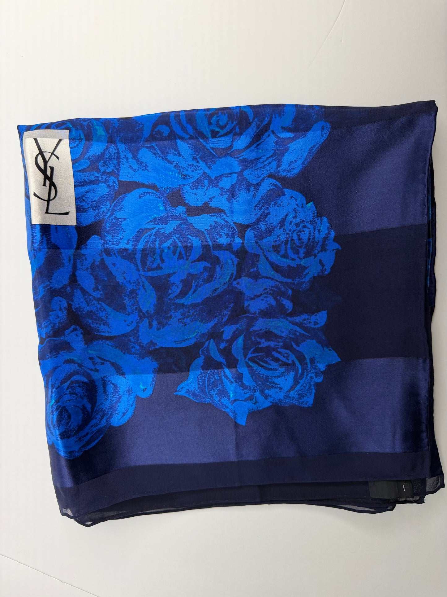 Pre-owned Yves Saint Laurent Silk Scarf