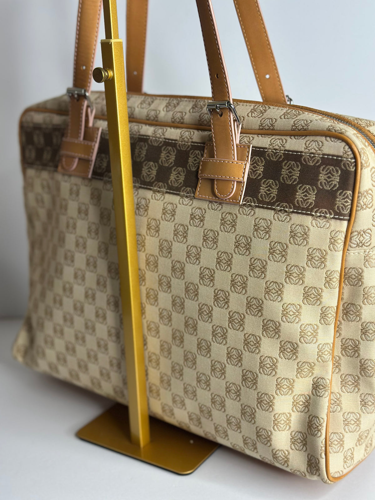 Pre-owned Loewe vintage anagram canvas tote