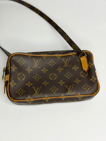 Pre-owned Louis Vuitton monogram canvas Marley bandolier