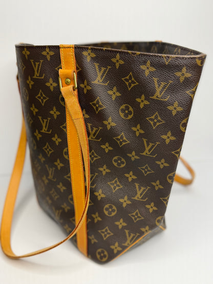 Pre-owned Louis Vuitton, monogram, canvas Sac shopper tote MM