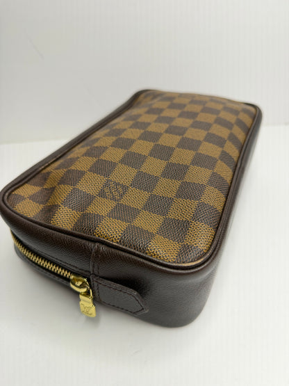 Pre-owned Louis Vuitton Damier Ebene Trousse Toilette 28