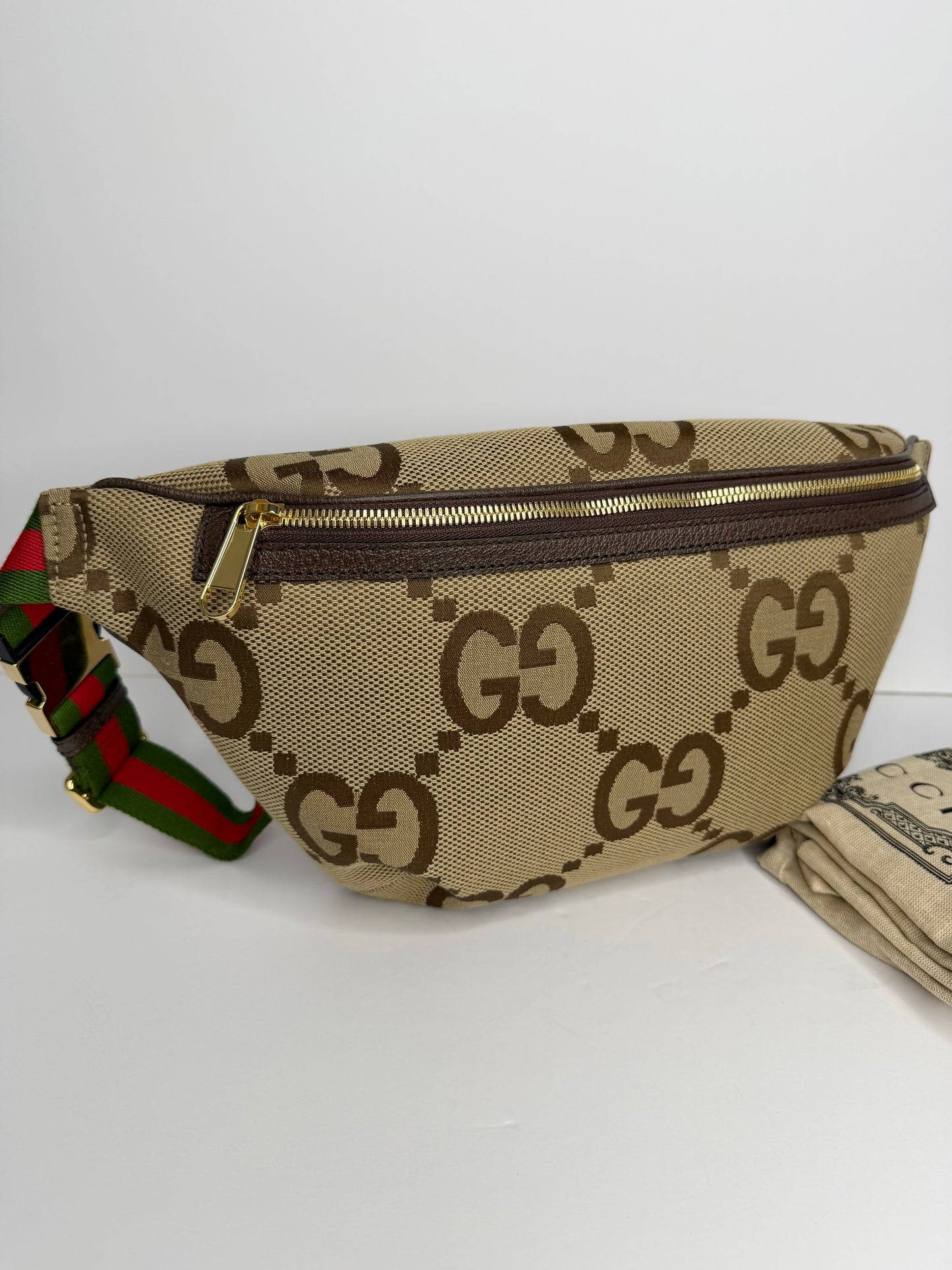 Pre-owned Gucci Jumbo GG belt bag