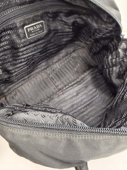 Pre-owned Prada Tessuto Black Nylon Tote