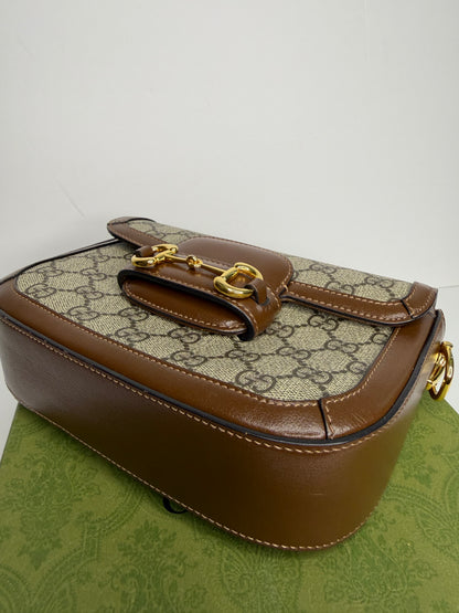 Pre-owned Gucci Horsebit 1955 small shoulder bag