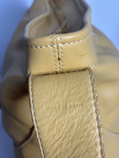 Pre-owned Loewe Yellow calfskin leather vintage bucket bag