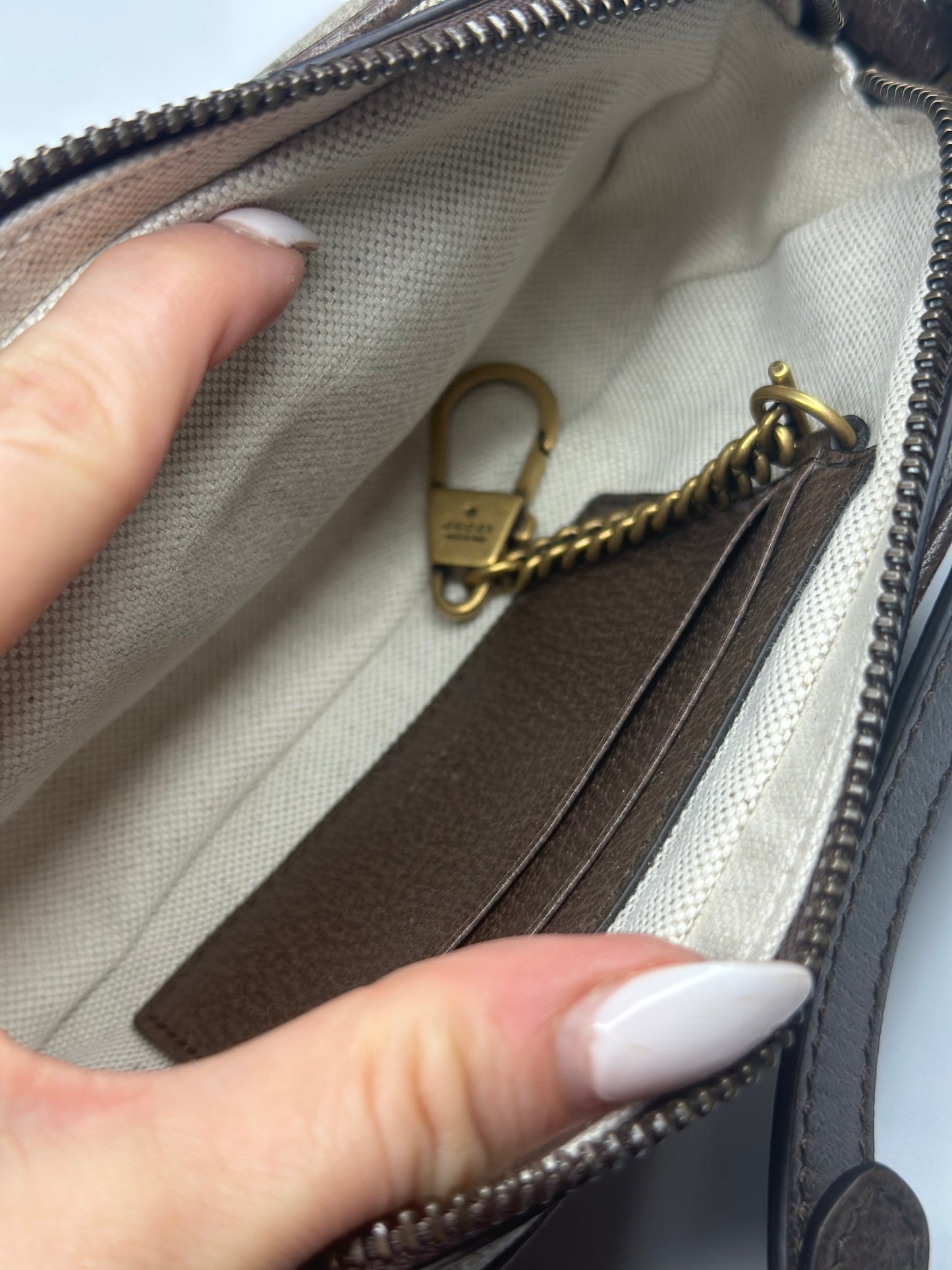 Pre-owned Gucci Gucci GG Ophidia Mini two way Crossbody/belt bag