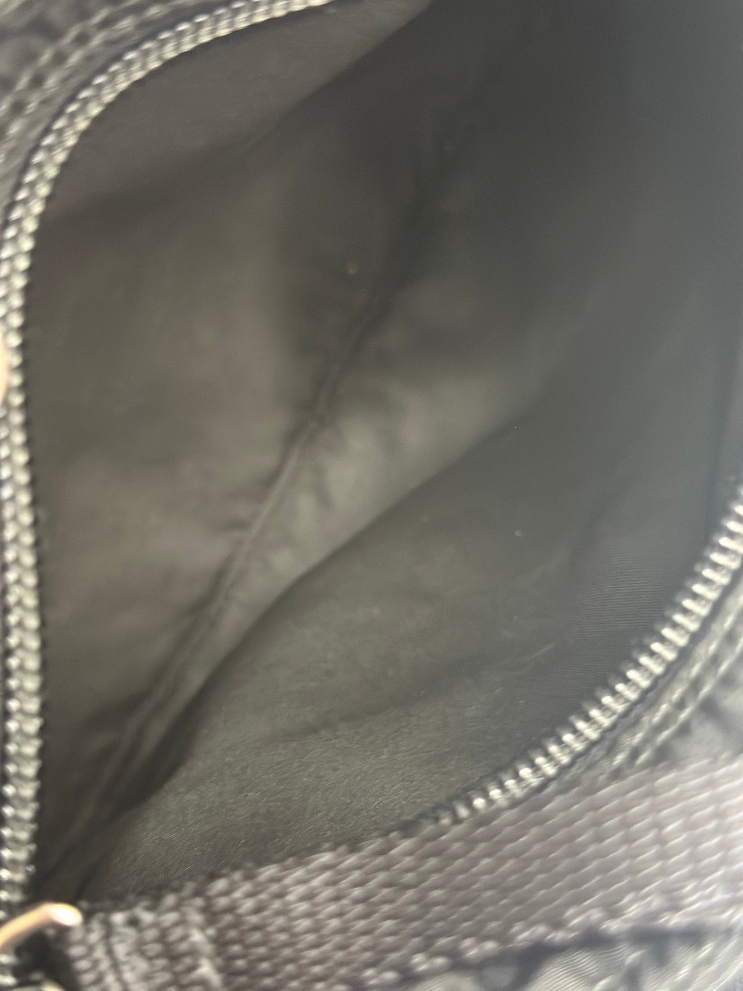Pre-owned Prada Nylon Vela Flat Messenger Bag Black crossbody