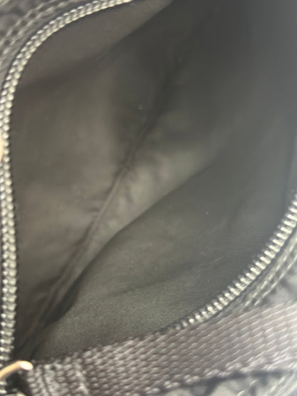 Pre-owned Prada Nylon Vela Flat Messenger Bag Black crossbody
