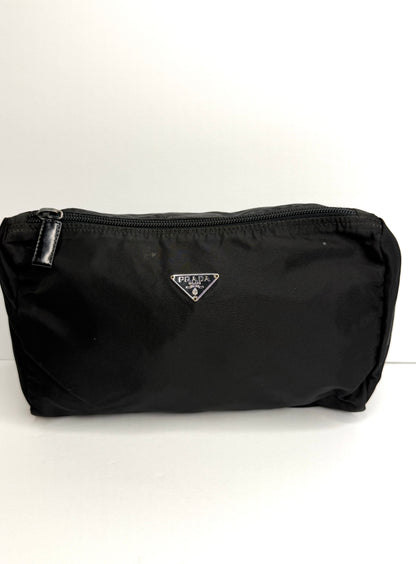 Pre-owned Prada nylon cosmetic pouch