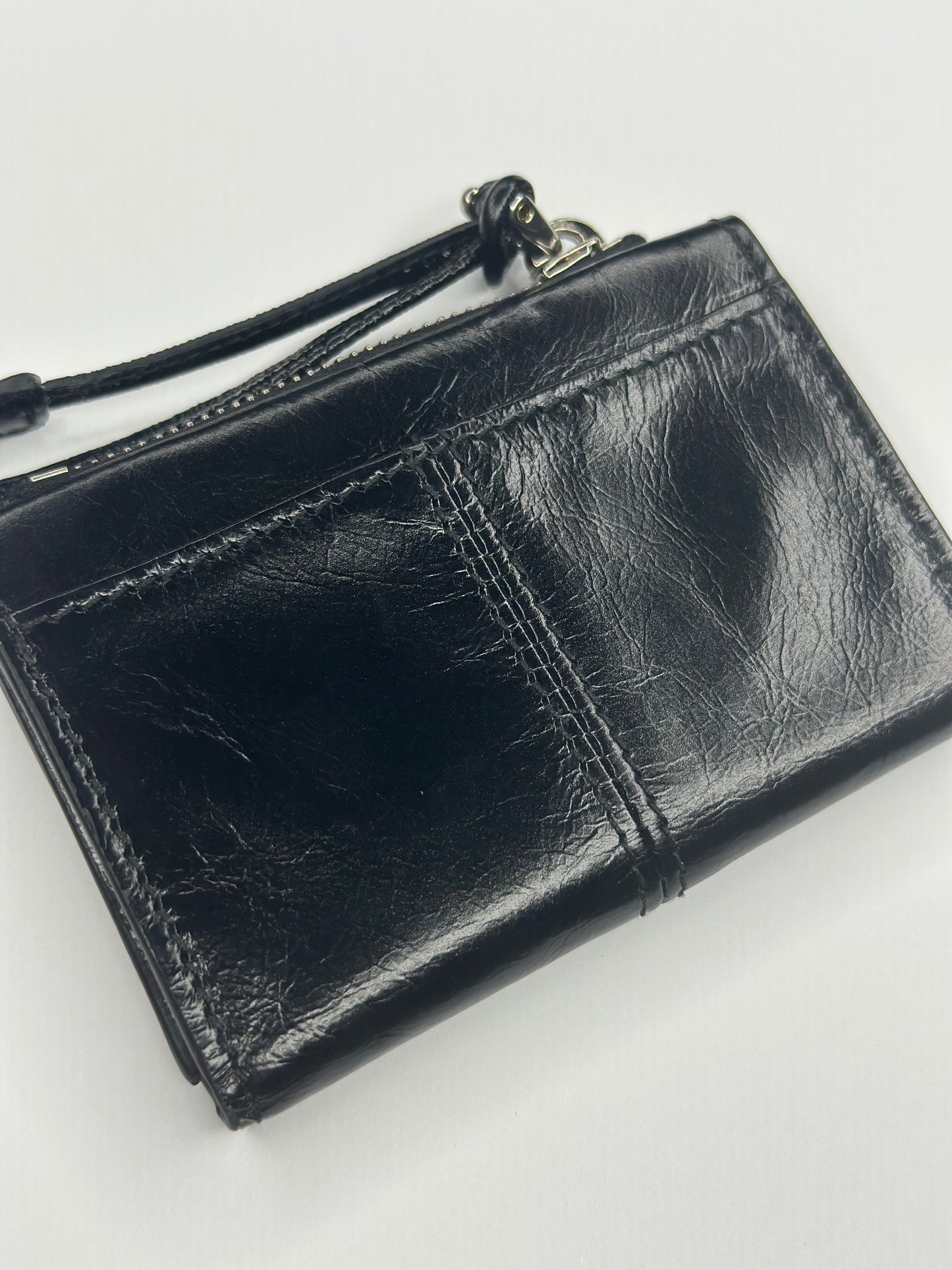 Pre-owned Prada Bifold Compact Cardholder Soft Lux Black