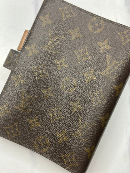 Pre-owned Louis Vuitton monogram canvas agenda MM