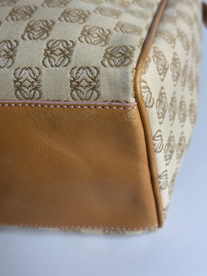 Pre-owned Loewe vintage anagram canvas tote