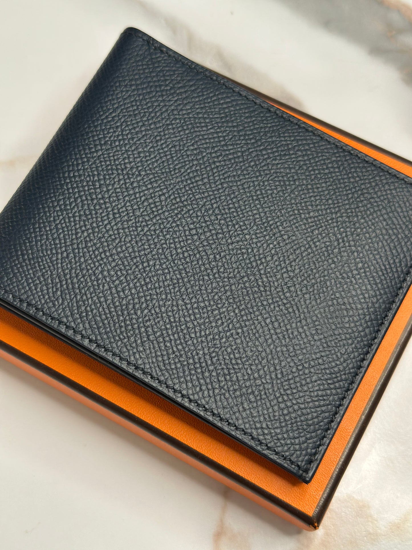 Pre-owned Hermès Citizen Twill Compact bifold wallet