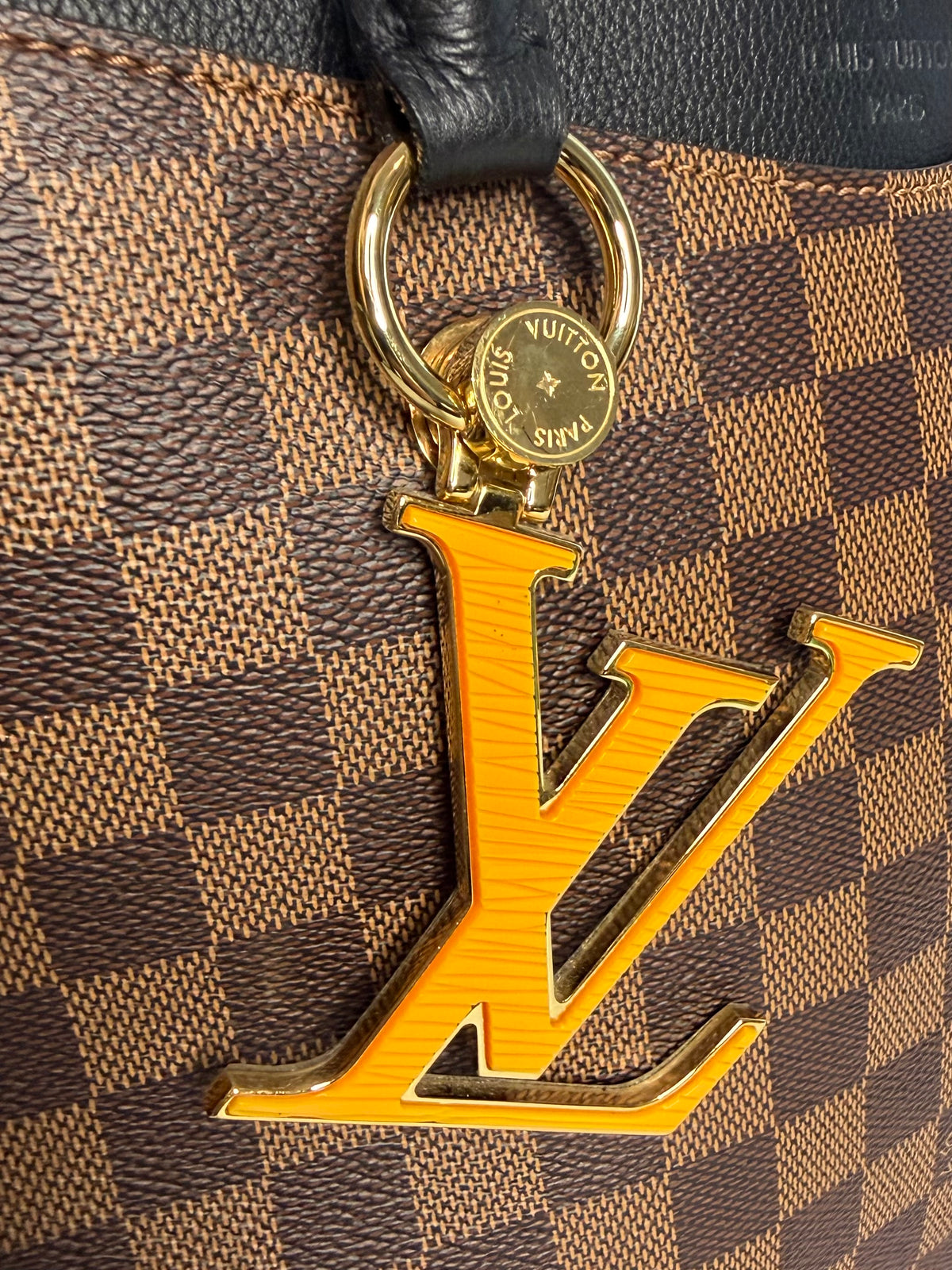 Pre-owned Louis Vuitton Damier Ebene LV Riverside Two Way Tote ()