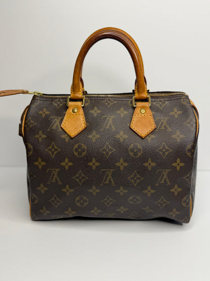 Pre-owned Louis Vuitton monogram canvas Vintage speedy 25 Boston bag