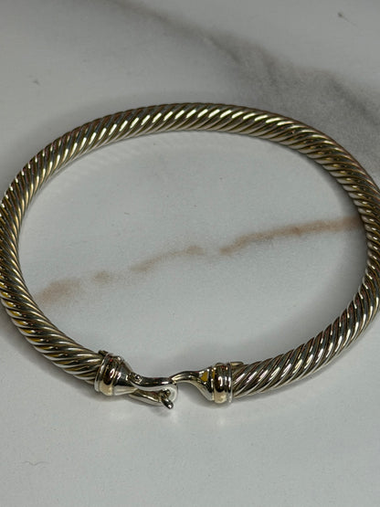 Pre-owned David Yurman Buckle Bracelet in Sterling Silver