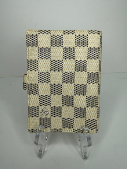 Pre-owned Louis Vuitton Damier azur agenda PM