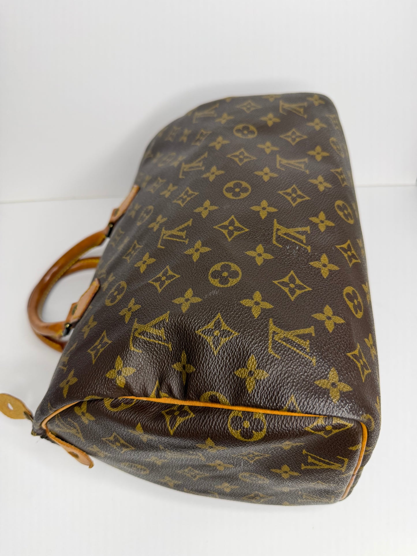 Pre-owned Louis Vuitton vintage monogram canvas speedy 30 Boston bag