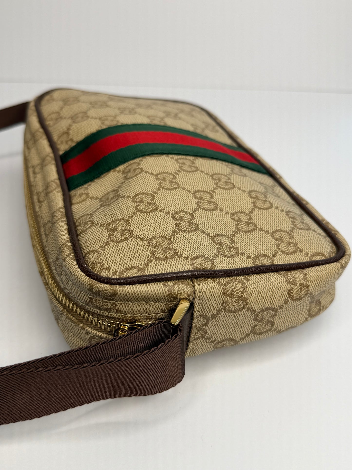 Pre-owned Gucci mini bag with Web crossbody
