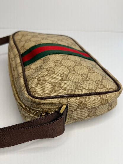 Pre-owned Gucci mini bag with Web crossbody