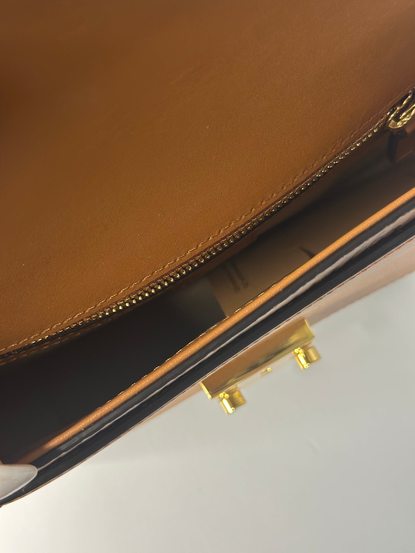 Pre-owned MCM Visetos Small Millie Crossbody Belt Bag Cognac