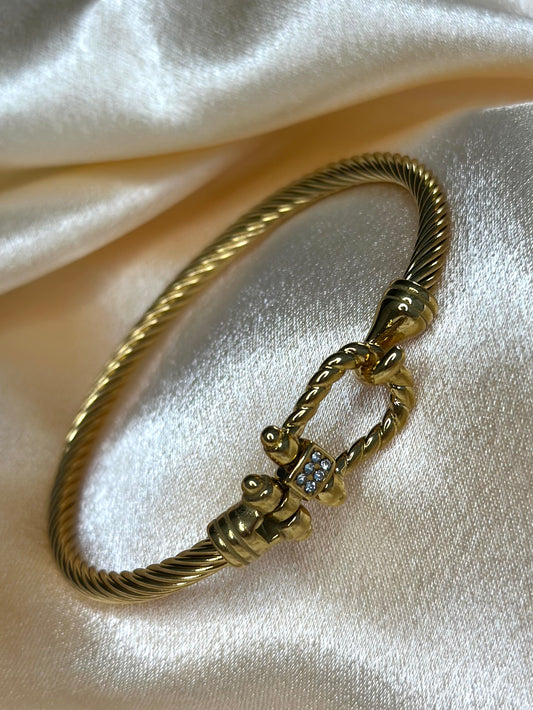 Celeste Gold Hook Bracelet