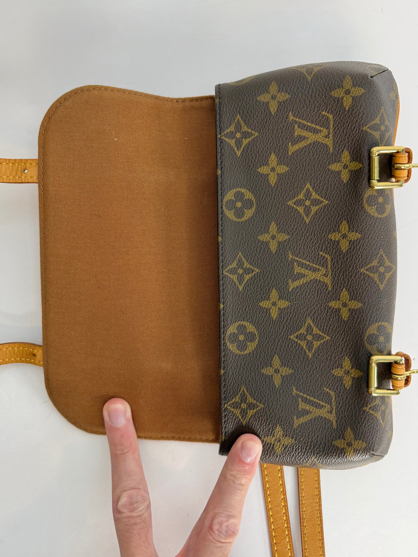Pre-owned Louis Vuitton monogram canvas Pochette marelle belt bag
