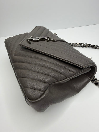 Pre-owned Saint Laurent Gray college bag Crossbody