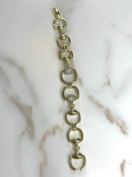 The Lex horse bit bracelet