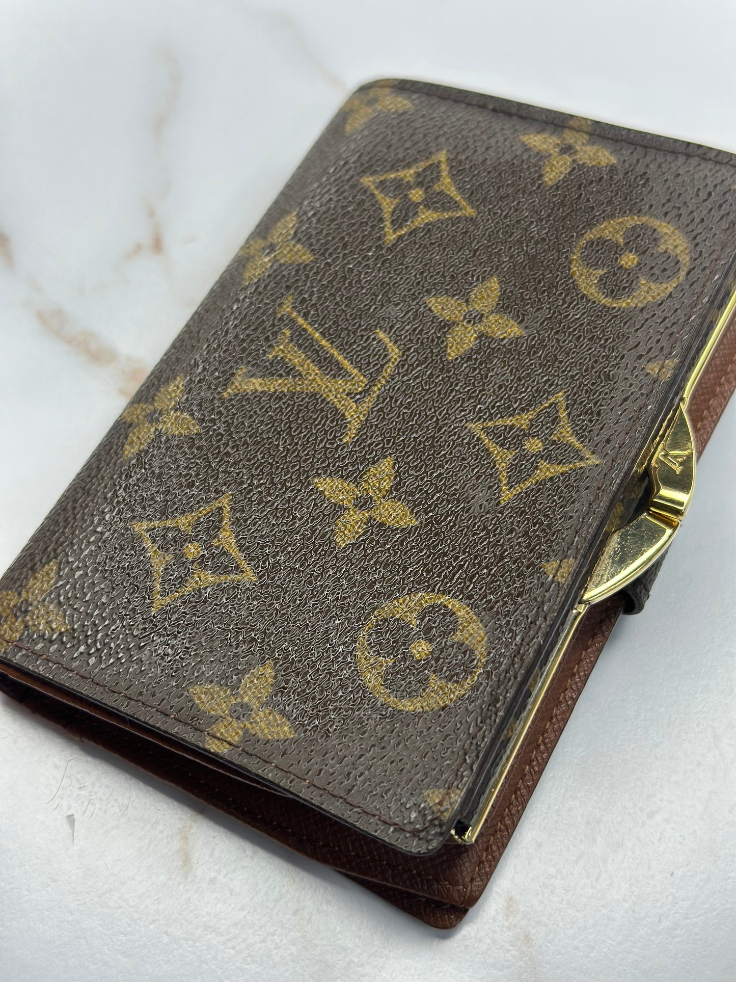 Pre-owned Louis Vuitton monogram canvas viennois wallet