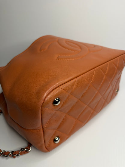 Pre-owned Chanel Chanel Timeless CC Soft Tote terra-cotta, caviar leather