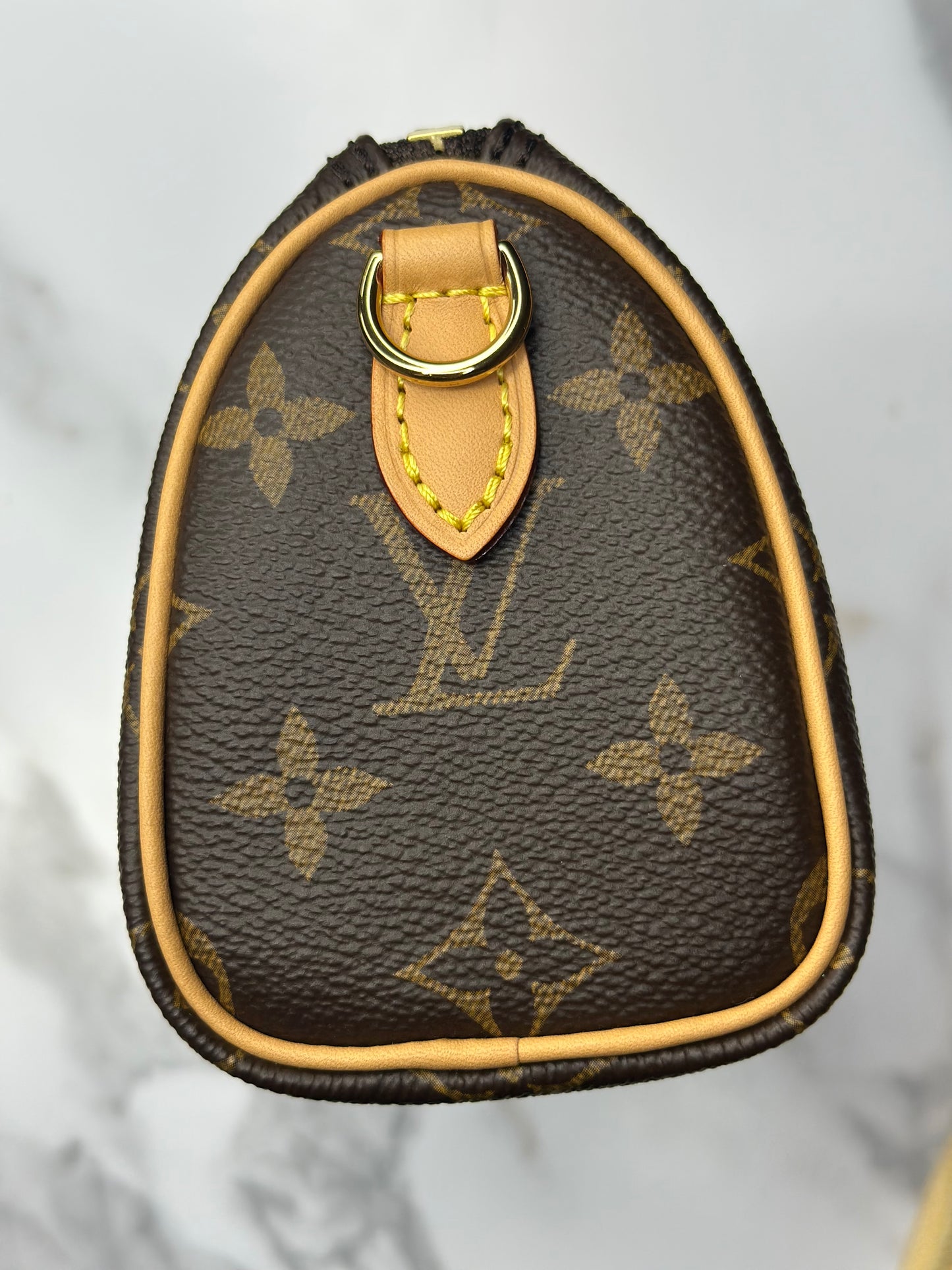 Pre-owned Louis Vuitton Monogram Canvas nano speedy bandolier crossbody
