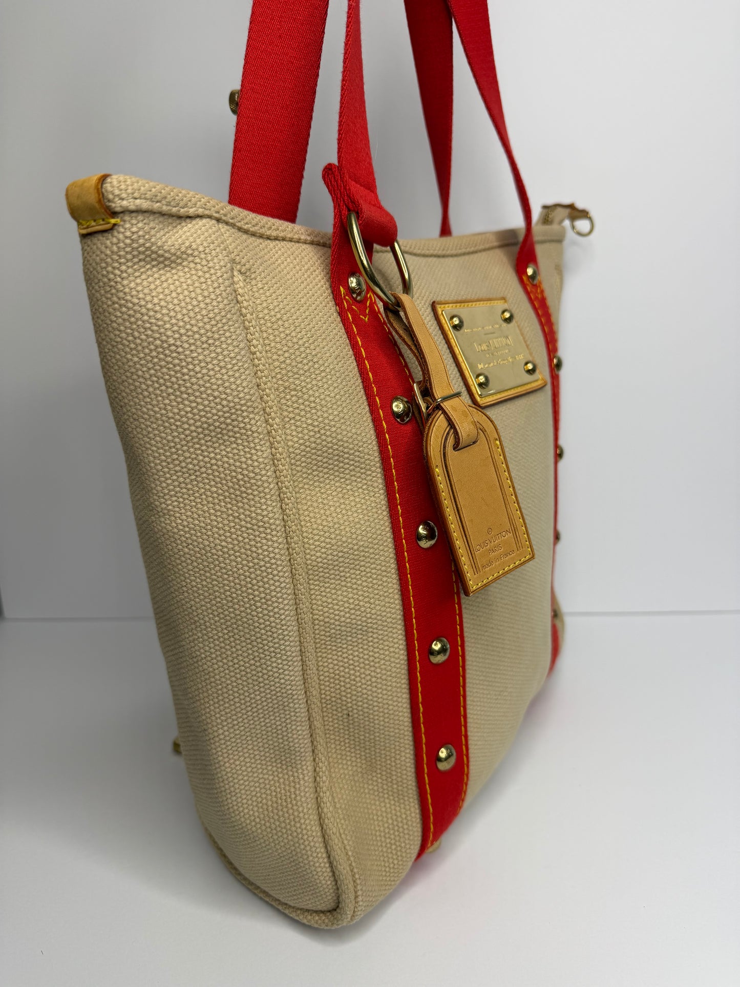 Pre-owned Louis Vuitton Antigua Cabas MM tote bag